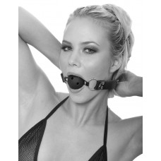 Черный кляп с дырочками Breathable Ball Gag Черный кляп с дырочками Breathable Ball Gag