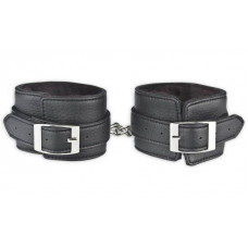 Черные фиксаторы для ног из искусственной кожи Черные фиксаторы для ног из искусственной кожи