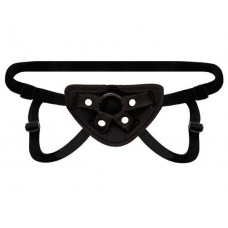 Черные неопреновые трусики для страпона Черные неопреновые трусики для страпона