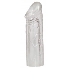 Удлиняющая насадка на пенис Mega Dick Sleeve Transparent Удлиняющая насадка на пенис Mega Dick Sleeve Transparent