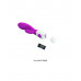 Лиловый вибратор Brighty с клиторальным отростком - 20 см. Лиловый вибратор Brighty с клиторальным отростком - 20 см.
