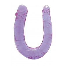 Фиолетовый двойной фаллоимитатор Double Head Dong - 30 см. Фиолетовый двойной фаллоимитатор Double Head Dong - 30 см.