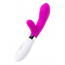 Розовый силиконовый вибратор с клиторальным стимулятором A-Toys Mady - 20,4 см. Розовый силиконовый вибратор с клиторальным стимулятором A-Toys Mady - 20,4 см.