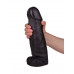 Чёрный фаллоимитатор-гигант DESPOT - 28 см. Чёрный фаллоимитатор-гигант DESPOT - 28 см.