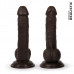 Реалистичный фаллоимитатор Erowoman коричневого цвета - 19,5 см. Реалистичный фаллоимитатор Erowoman коричневого цвета - 19,5 см.