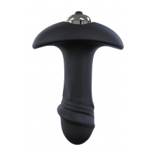 Черный анальный вибромассажер Single Speed Star Arrow Plug - 11 см. Черный анальный вибромассажер Single Speed Star Arrow Plug - 11 см.