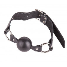 Кляп-шар на ремешках из натуральной кожи Кляп-шар на ремешках из натуральной кожи