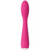 Ярко-розовый G-стимулятор IRIS Clitoral & G-spot Vibrator - 18 см.