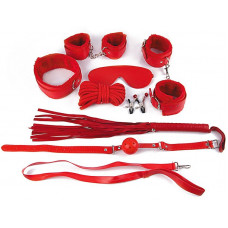 Пикантный красный набор БДСМ Пикантный красный набор БДСМ