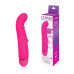 Розовый ребристый вибромассажер для стимуляции точки G - 15 см. Розовый ребристый вибромассажер для стимуляции точки G - 15 см.