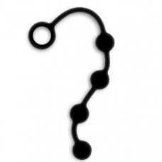 Черная анальная цепочка NEXUS Excite М - 28 см. Черная анальная цепочка NEXUS Excite М - 28 см.