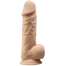 Телесный фаллоимитатор-реалистик на присоске Model 4 8.5’’- 21 см. Телесный фаллоимитатор-реалистик на присоске Model 4 8.5’’- 21 см.
