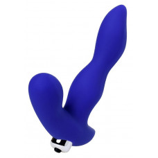 Синий силиконовый вибростимулятор простаты Stroman - 14,5 см. Синий силиконовый вибростимулятор простаты Stroman - 14,5 см.