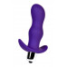 Фиолетовая изогнутая анальная вибропробка - 11,2 см. Фиолетовая изогнутая анальная вибропробка - 11,2 см.