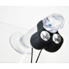 Черный инновационный мужской вибростимулятор JETT Черный инновационный мужской вибростимулятор JETT