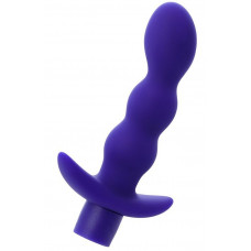 Синий анальный вибратор с загнутой головкой ADORE - 15 см. Синий анальный вибратор с загнутой головкой ADORE - 15 см.