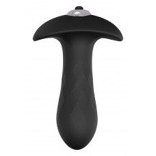 Черная анальная вибровтулка Single Speed Diamond Plug - 10 см. Черная анальная вибровтулка Single Speed Diamond Plug - 10 см.