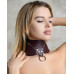 Бордовый широкий ошейник Wide Collar Maroon Бордовый широкий ошейник Wide Collar Maroon