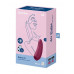 Бордовый вакуум-волновой стимулятор Satisfyer Curvy 1+ Бордовый вакуум-волновой стимулятор Satisfyer Curvy 1+