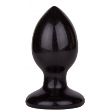 Черный анальный плаг Glide M - 10,3 см. Черный анальный плаг Glide M - 10,3 см.