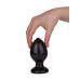 Черный анальный плаг Glide L - 11,7 см. Черный анальный плаг Glide L - 11,7 см.