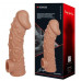 Телесная насадка на фаллос с отверстием для мошонки Cock Sleeve 002 Size M - 15,6 см. Телесная насадка на фаллос с отверстием для мошонки Cock Sleeve 002 Size M - 15,6 см.