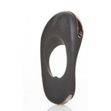 Черное эрекционное виброкольцо с двумя виброэлементами ATOM PLUS Черное эрекционное виброкольцо с двумя виброэлементами ATOM PLUS