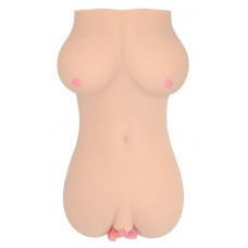 Телесный вибромастурбатор-вагина Clara OnaHole с имитацией груди Телесный вибромастурбатор-вагина Clara OnaHole с имитацией груди