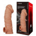 Телесная насадка на фаллос с фиксацией мошонки Cock Sleeve 001 Size M - 15,6 см. Телесная насадка на фаллос с фиксацией мошонки Cock Sleeve 001 Size M - 15,6 см.