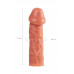 Телесная насадка на фаллос с фиксацией мошонки Cock Sleeve 001 Size M - 15,6 см. Телесная насадка на фаллос с фиксацией мошонки Cock Sleeve 001 Size M - 15,6 см.