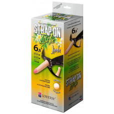 Пояс-трусики с 2 насадками Exotic-Linda - 17,5 см. Пояс-трусики с 2 насадками Exotic-Linda - 17,5 см.