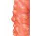Телесная, покрытая пузырьками насадка на член - 16,5 см. Телесная, покрытая пузырьками насадка на член - 16,5 см.