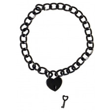 Черный ошейник Embrace с ключиком Черный ошейник Embrace с ключиком