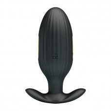 Черная анальная вибропробка с электростимуляцией Jefferson - 9,2 см. Черная анальная вибропробка с электростимуляцией Jefferson - 9,2 см.
