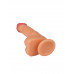 Телесный фаллоимитатор на присоске Ardent - 19,5 см. Телесный фаллоимитатор на присоске Ardent - 19,5 см.
