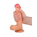 Телесный фаллоимитатор на присоске Ardent - 19,5 см. Телесный фаллоимитатор на присоске Ardent - 19,5 см.