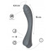 Темно-серый вибратор для G-точки Apus - 19 см. Темно-серый вибратор для G-точки Apus - 19 см.