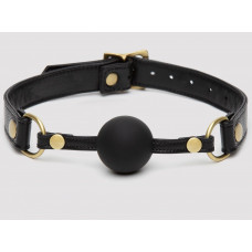 Черный кляп-шар Bound to You Faux Leather Ball Gag Черный кляп-шар Bound to You Faux Leather Ball Gag