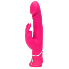 Розовый вибратор-кролик Realistic Dual Density Rechargeable Rabbit Vibrator - 25,5 см. Розовый вибратор-кролик Realistic Dual Density Rechargeable Rabbit Vibrator - 25,5 см.