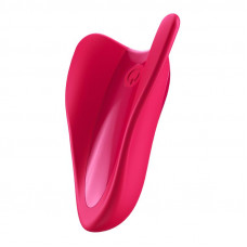 Малиновый унисекс вибратор на палец High Fly Малиновый унисекс вибратор на палец High Fly