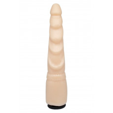 Телесная реалистичная насадка-елочка - 20,5 см. Телесная реалистичная насадка-елочка - 20,5 см.