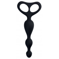 Черная анальная цепочка Aquilae - 18 см. Черная анальная цепочка Aquilae - 18 см.