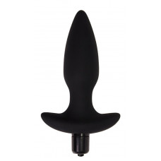 Черная анальная вибропробка Hati - 14,5 см. Черная анальная вибропробка Hati - 14,5 см.