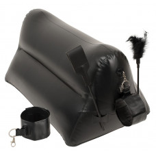 Надувная любовная подушка Portable Triangle Cushion с аксессуарами Надувная любовная подушка Portable Triangle Cushion с аксессуарами