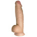 Телесный реалистичный фаллоимитатор на черных трусиках Real Big Strap-On - 34,5 см. Телесный реалистичный фаллоимитатор на черных трусиках Real Big Strap-On - 34,5 см.