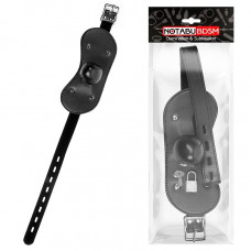 Оригинальный кляп с широким ремешком Оригинальный кляп с широким ремешком