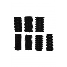 Набор из 7 черных насадок Penis Sleeves Set Набор из 7 черных насадок Penis Sleeves Set
