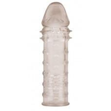 Дымчатая удлиняющая насадка на пенис Extra Texture Sleeve - 16,2 см. Дымчатая удлиняющая насадка на пенис Extra Texture Sleeve - 16,2 см.