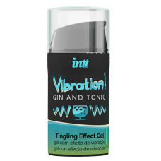 Жидкий интимный гель с эффектом вибрации Vibration! Gin & Tonic - 15 мл. Жидкий интимный гель с эффектом вибрации Vibration! Gin & Tonic - 15 мл.