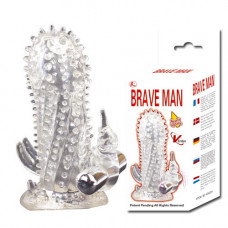 Насадка-удлинитель с пупырышками, усиками и вибрацией Насадка-удлинитель с пупырышками, усиками и вибрацией